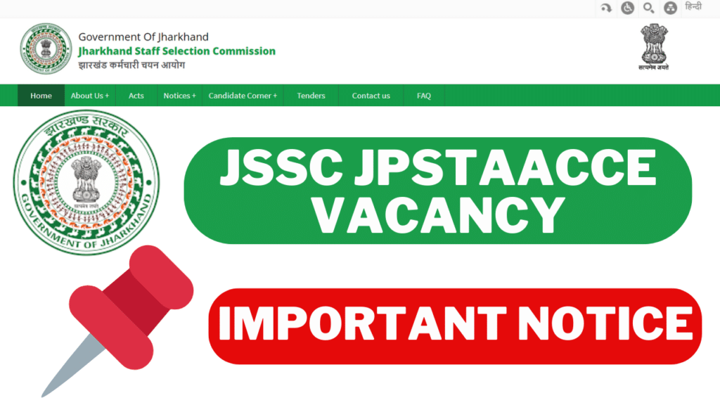 JSSC JPSTAACCE Vacancy