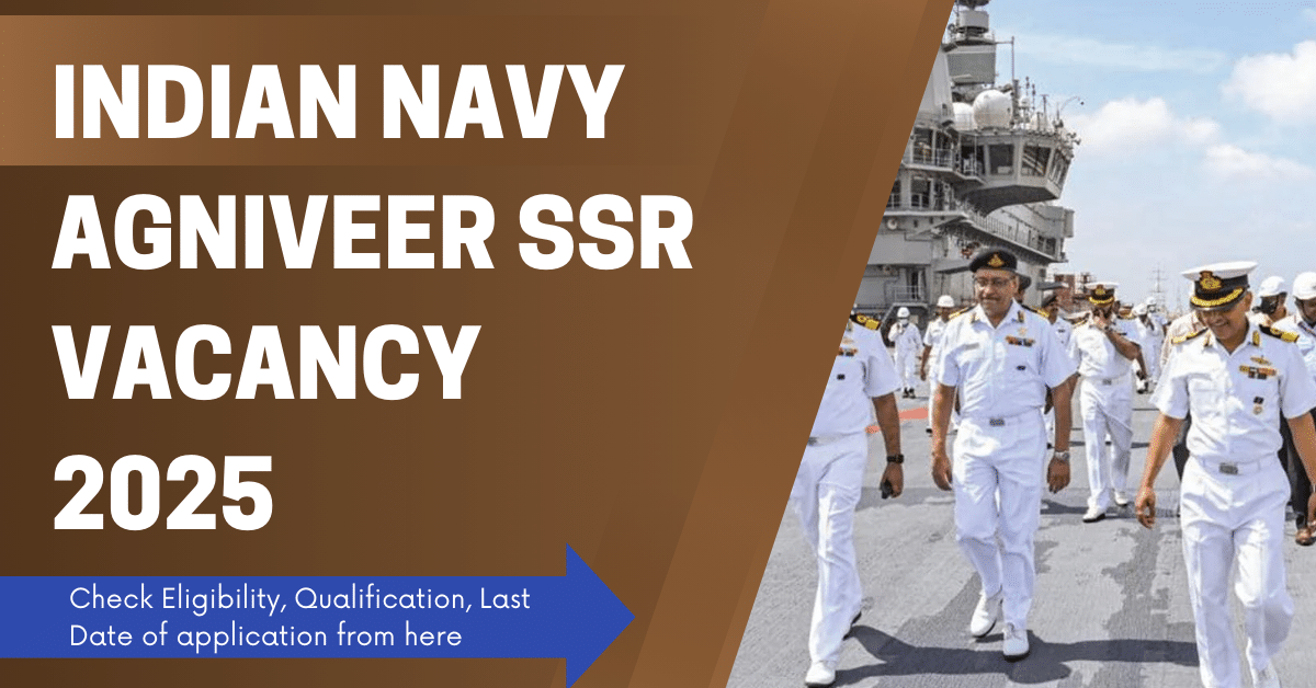 Indian Navy SSR Recruitment