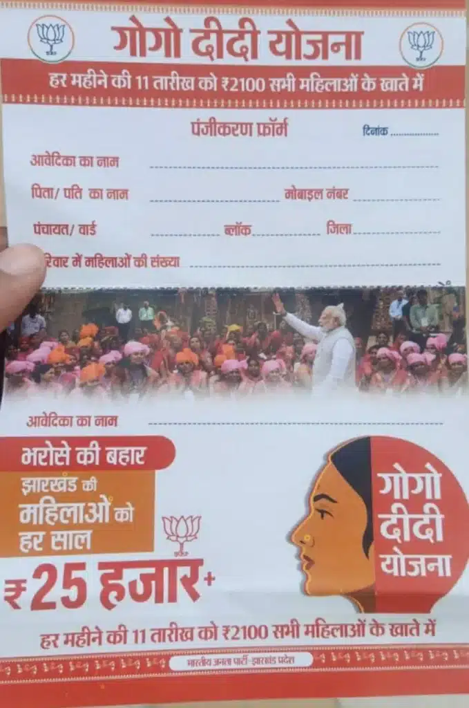 Gogo Didi Yojana Application Form