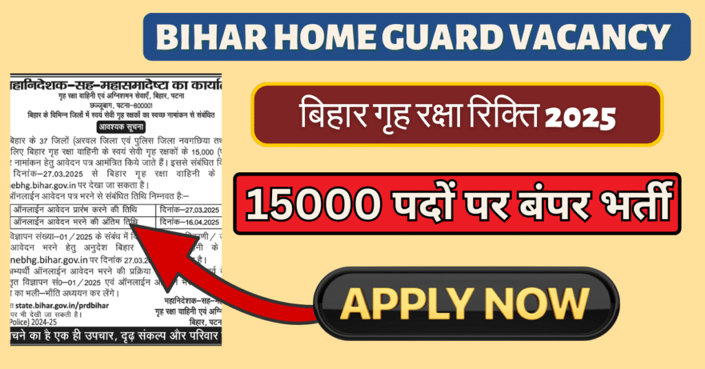 Bihar Home Guard Vacancy