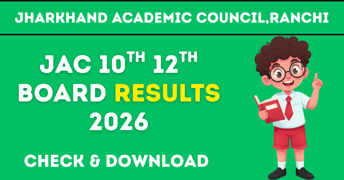 JAC Board Class 10th 12th Result 2026